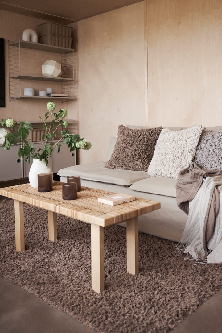 Tapis en coton Noma 160x230 cm, Marron Boel & Jan