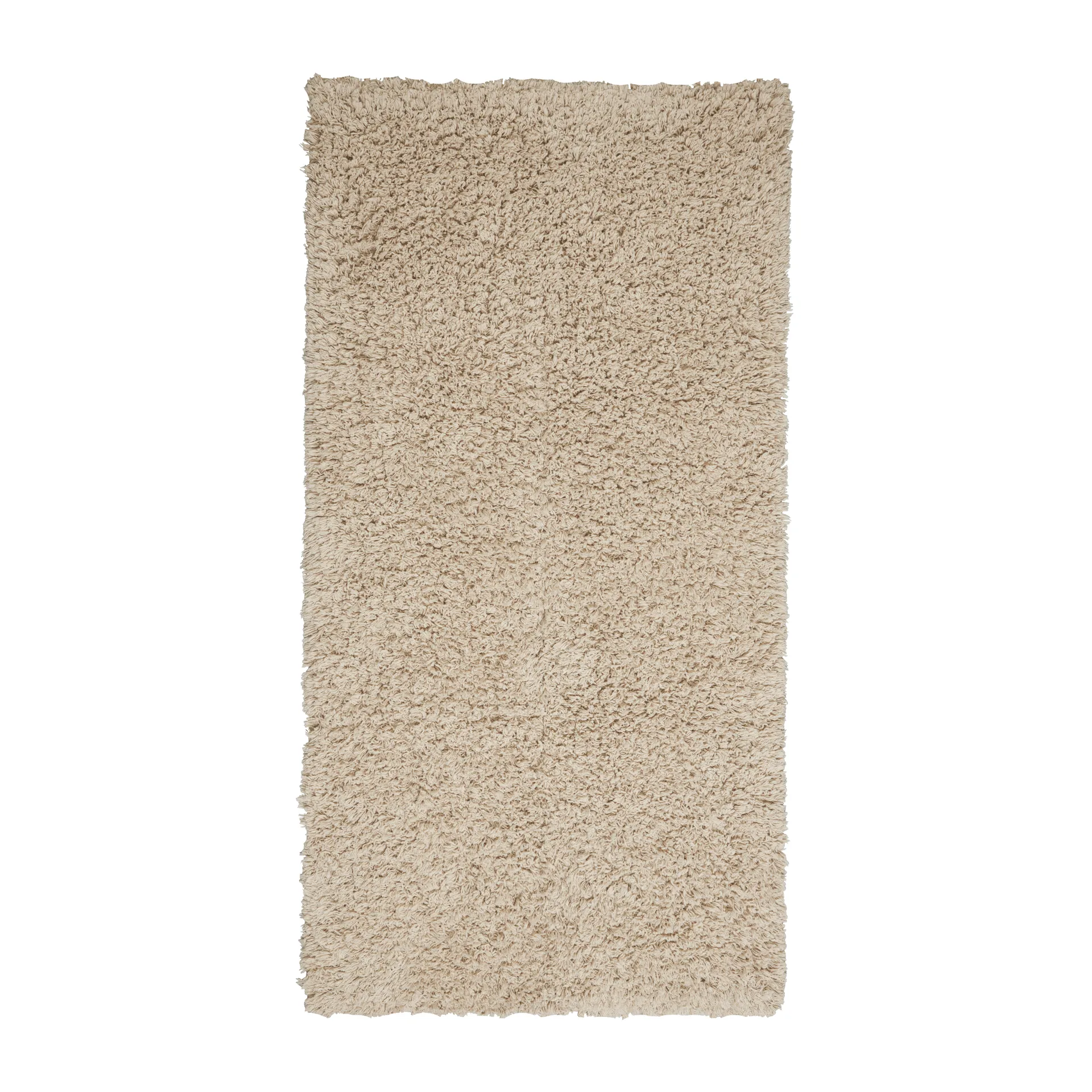 Tapis en coton Noma 70x140 cm, Beige Boel & Jan