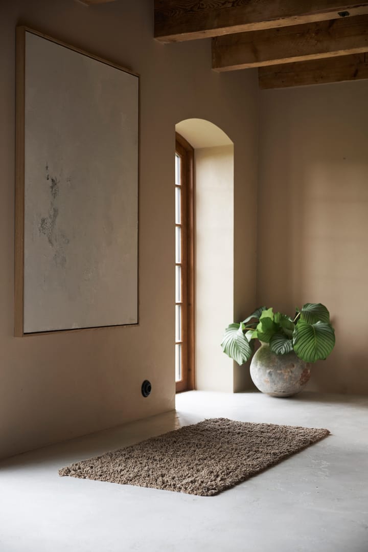 Tapis en coton Noma 70x140 cm, Marron Boel & Jan