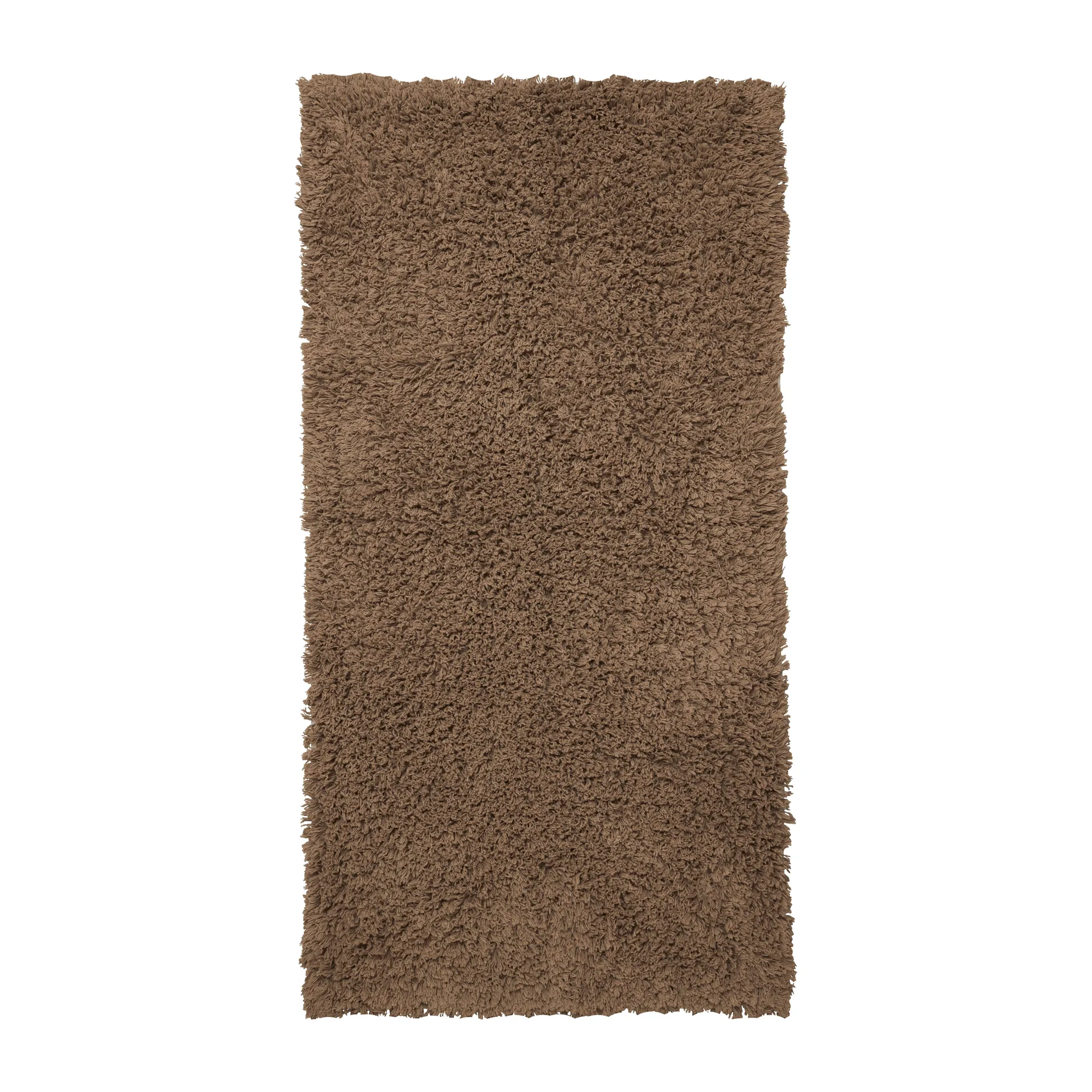 Tapis en coton Noma 70x200 cm, Marron Boel & Jan