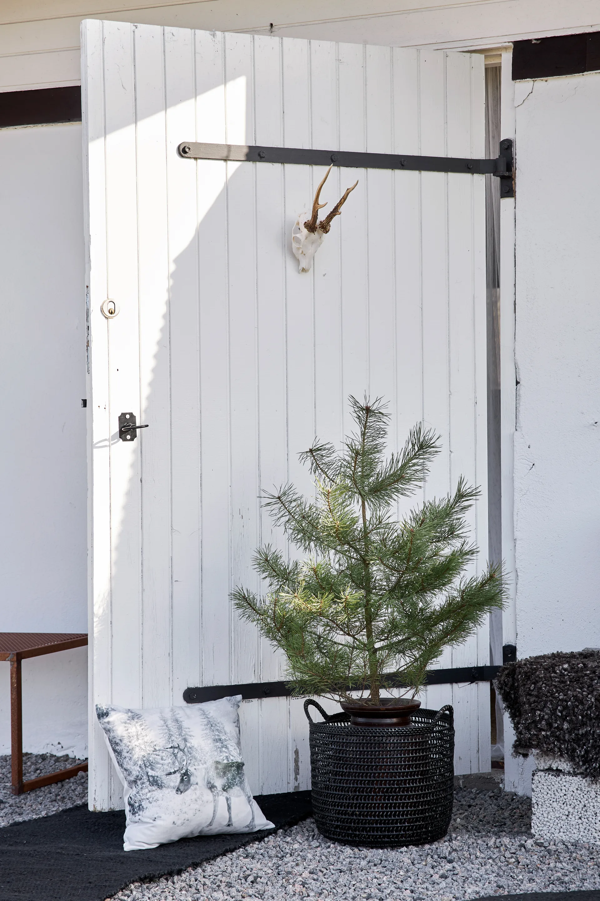 Tapis en jute Merida noir, 70x140 cm Boel & Jan