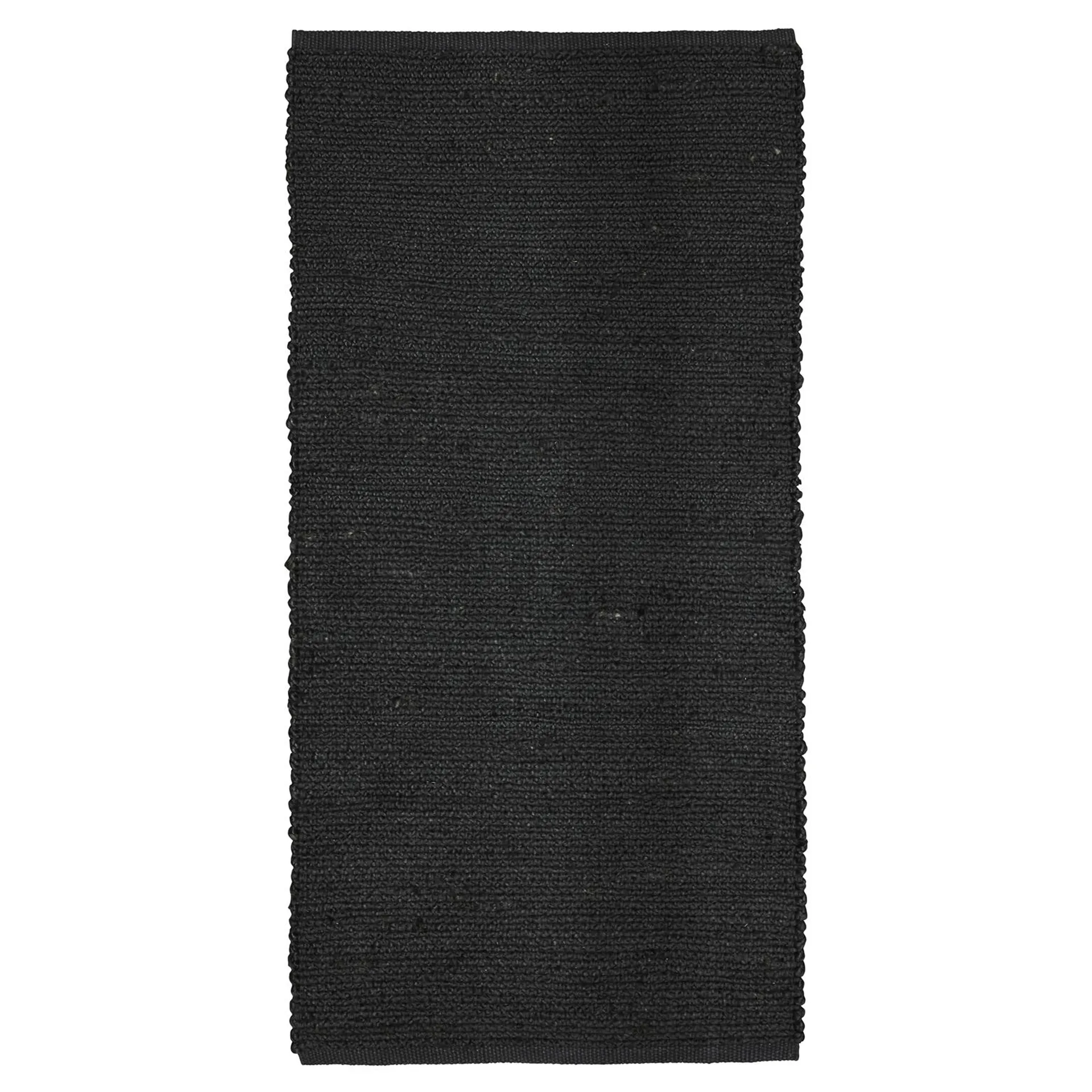 Tapis en jute Merida noir, 70x200 cm Boel & Jan