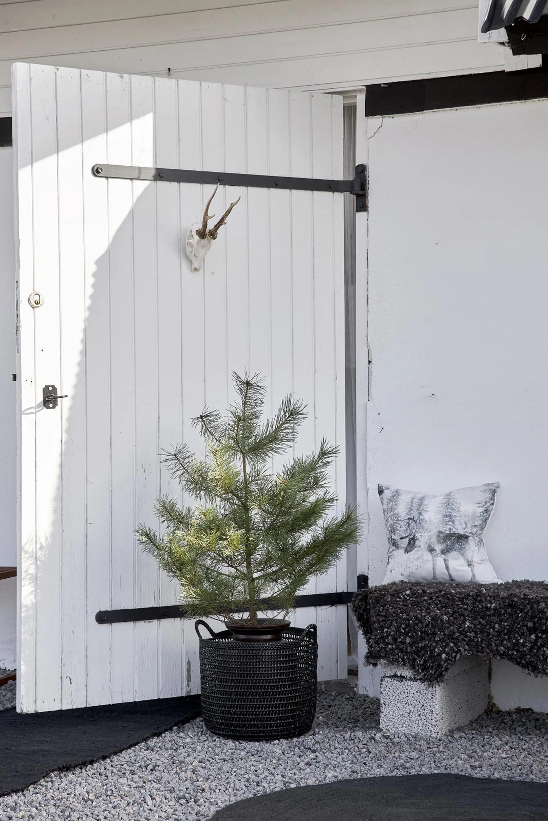 Tapis en jute Merida noir, 70x200 cm Boel & Jan