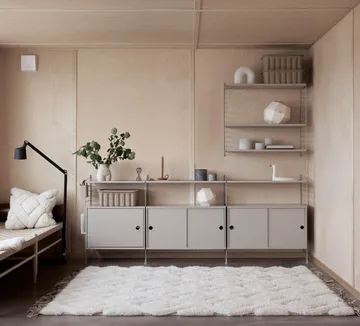 Tapis en laine Molly 200x300 cm - Blanc - Boel & Jan