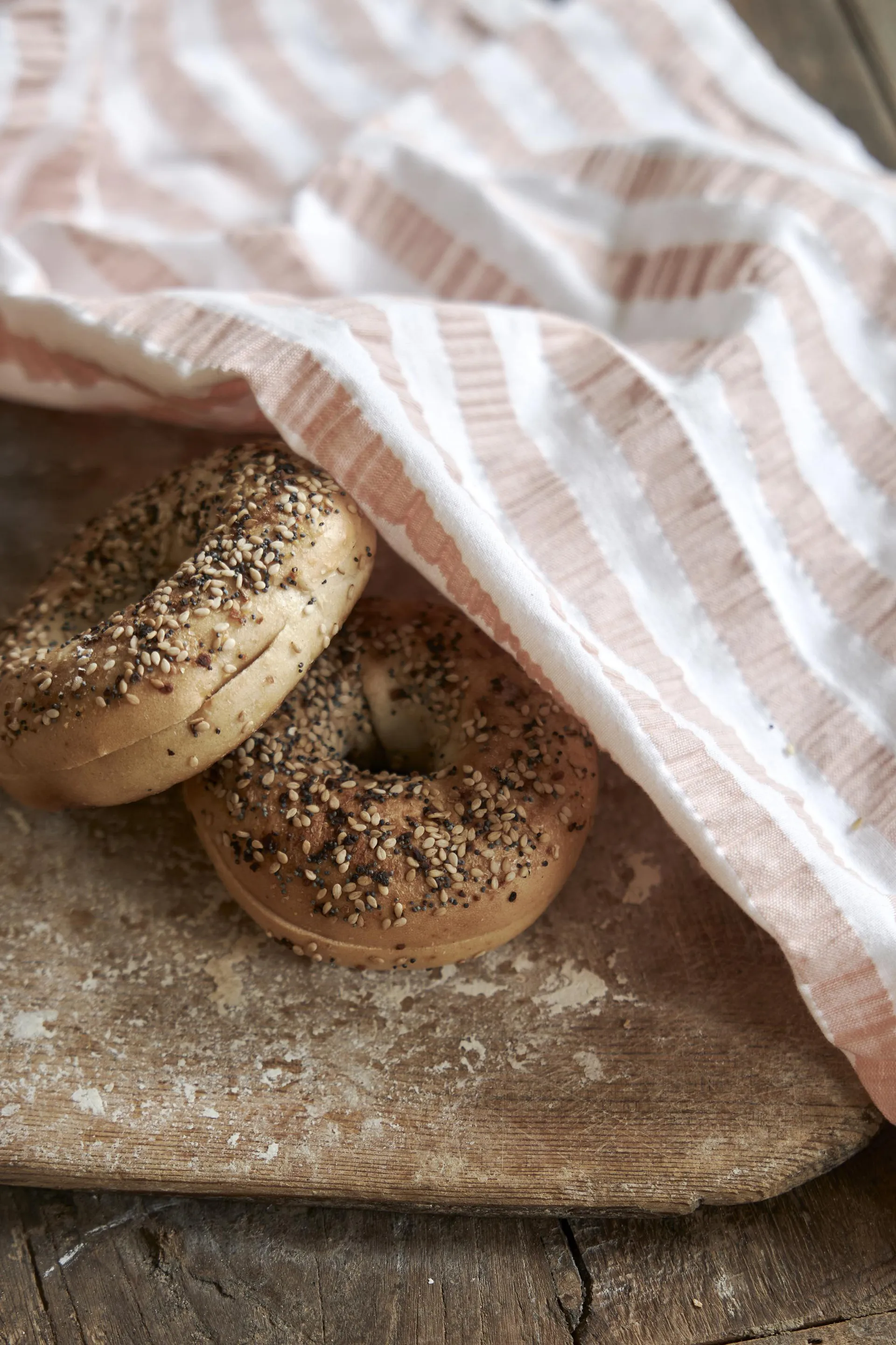 Torchon Alina 50x70 cm, Rose-blanc Boel & Jan