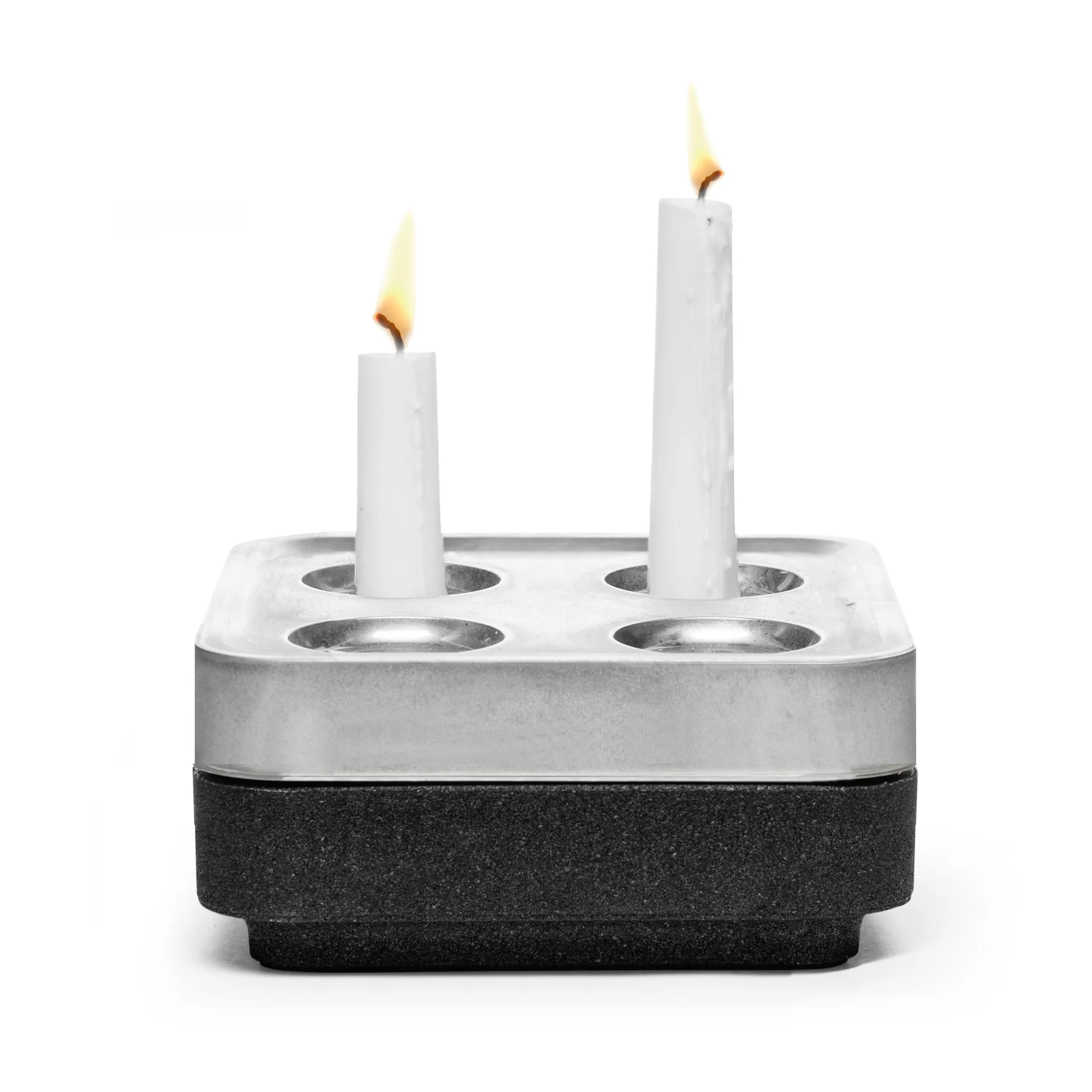 bol en liège pour les quatre chandeliers 16x16 cm, Noir Born In Sweden