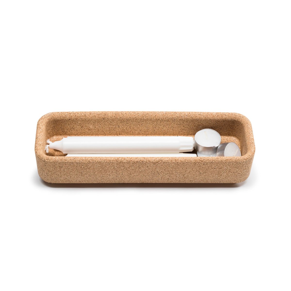 Born In Sweden Bol long liège | Design Scandinave | Accessoires pour bougies | Marron