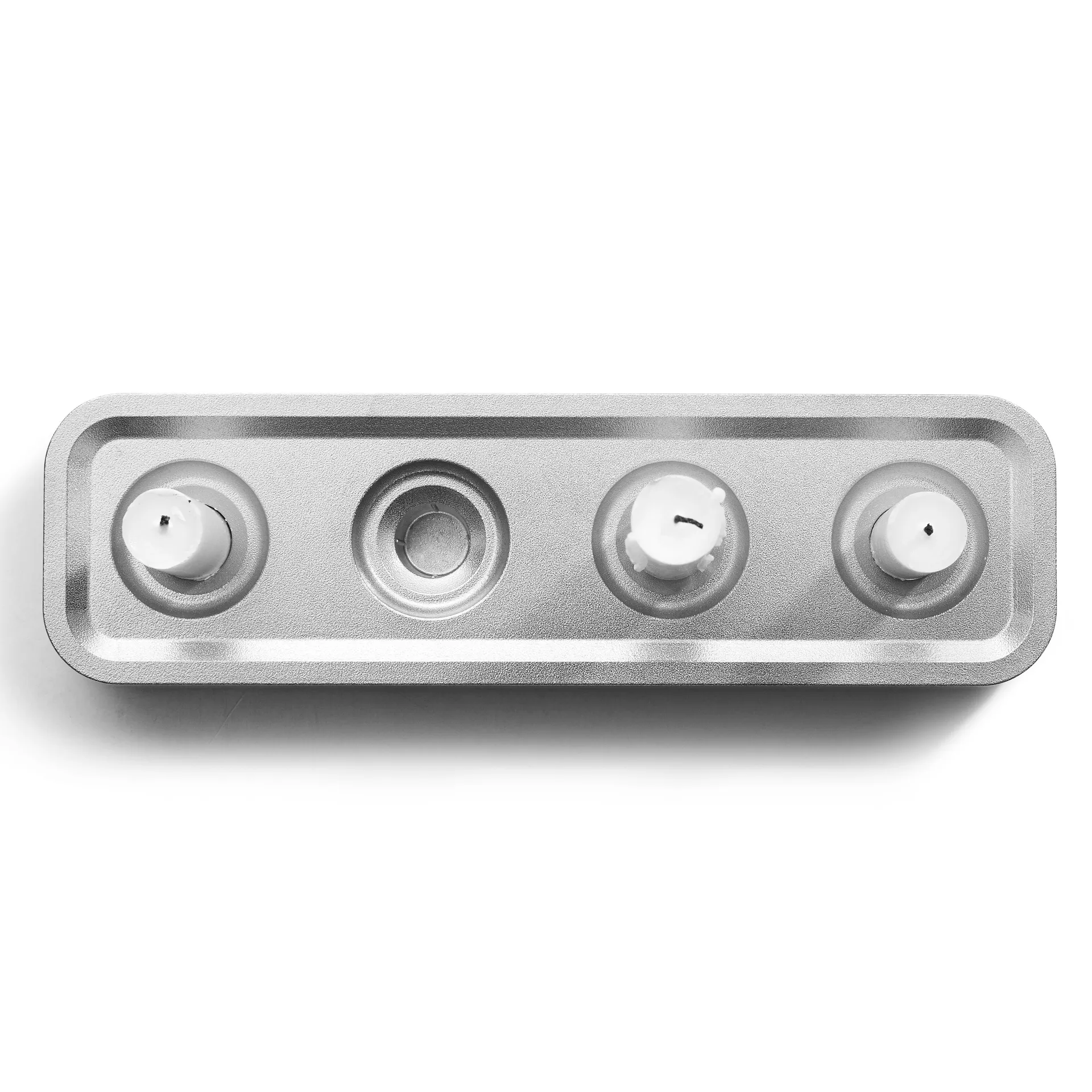 Bougeoir Stumpastaken ball polished oblongue, 8,5 x 29,5cm Born In Sweden