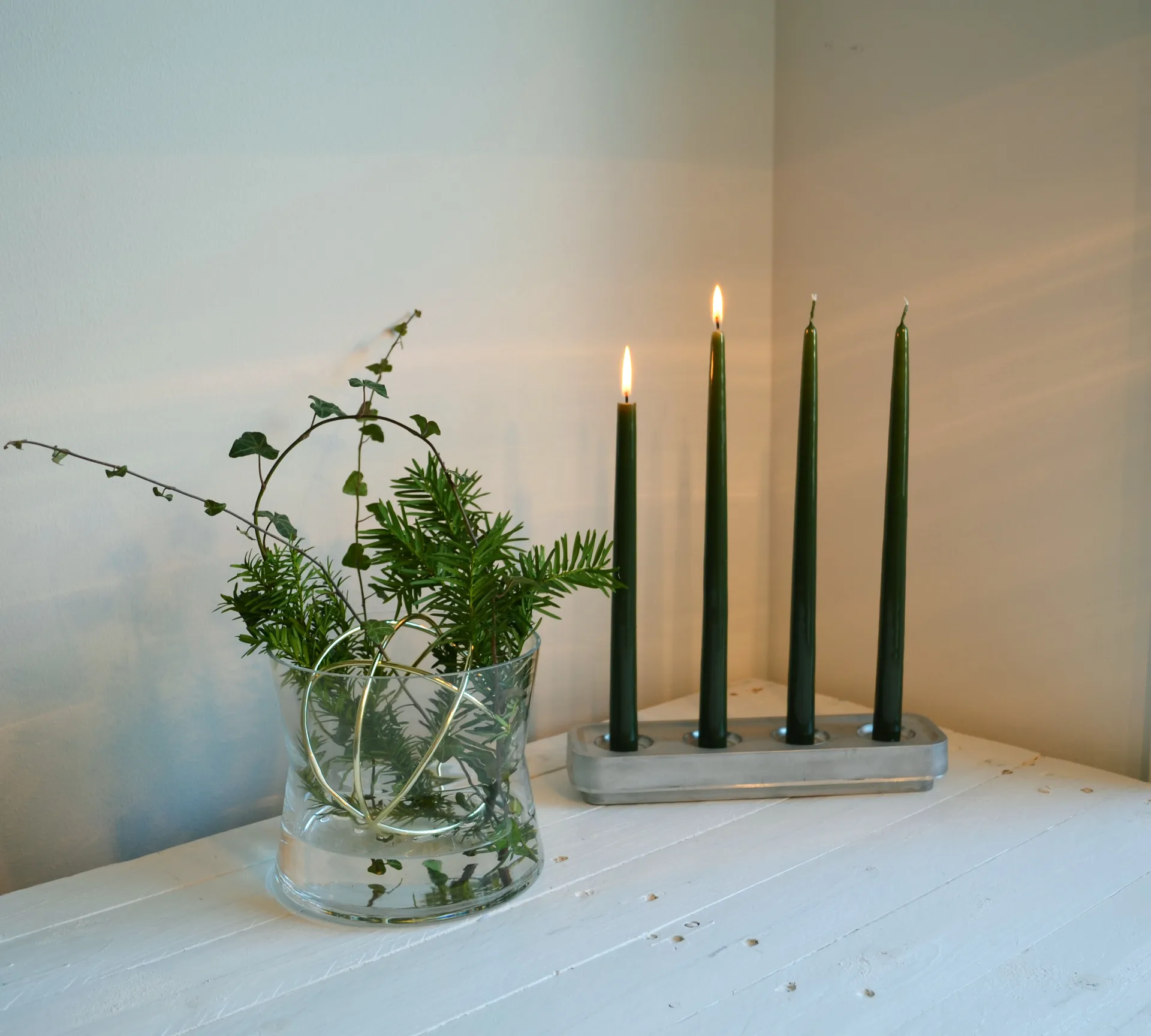 Bougeoir Stumpastaken ball polished oblongue, 8,5 x 29,5cm Born In Sweden