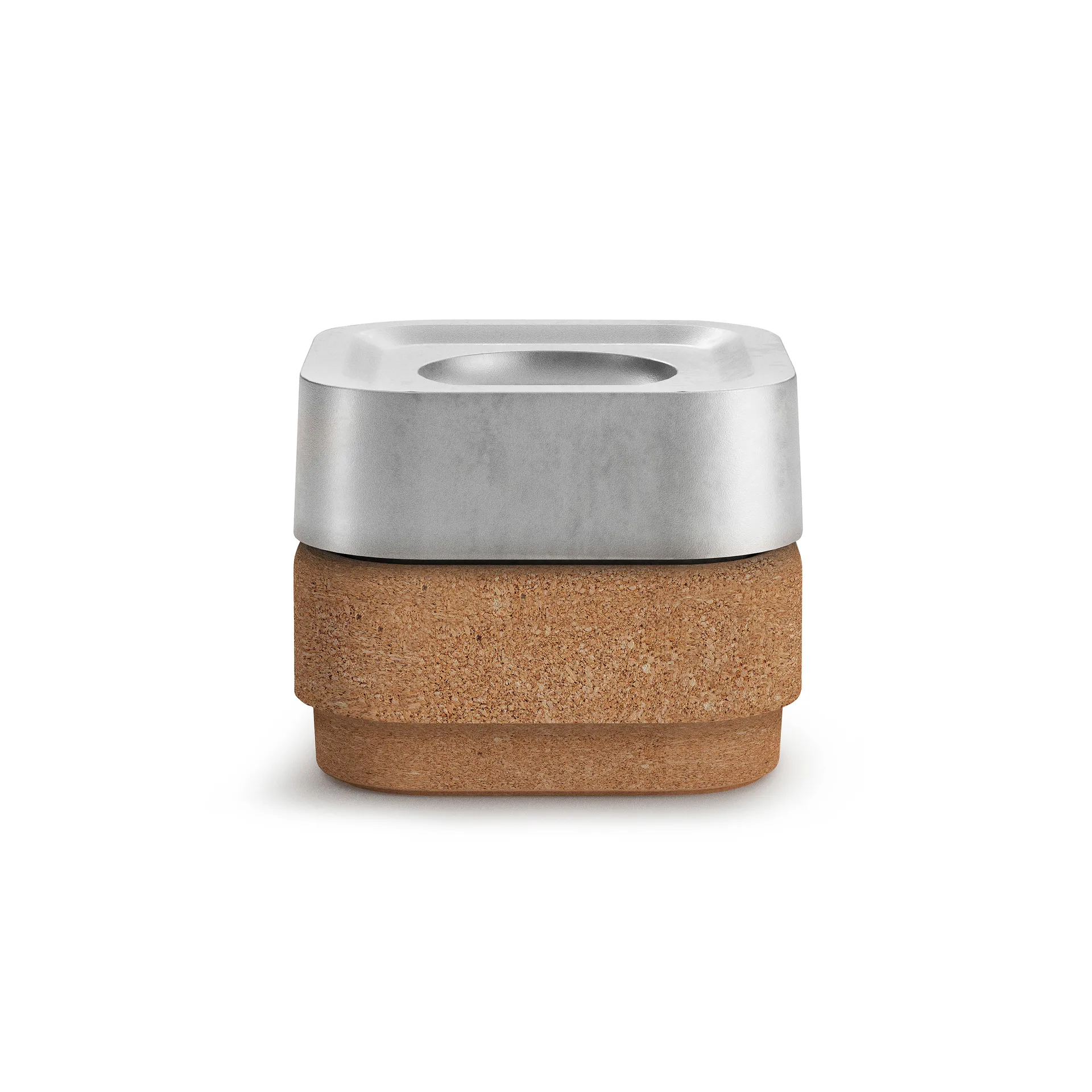 Bougeoir Stumpastaken Ettan, Aluminium Born In Sweden