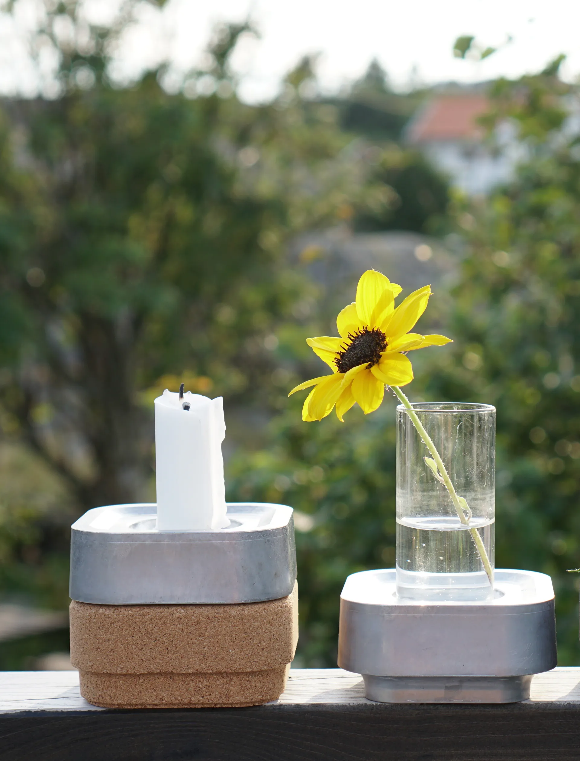 Bougeoir Stumpastaken Ettan, Aluminium Born In Sweden