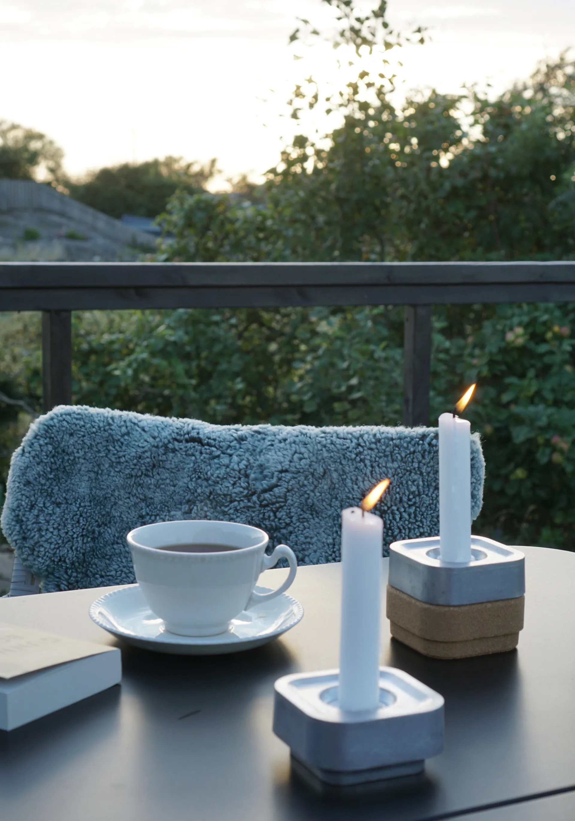 Bougeoir Stumpastaken Ettan, Aluminium Born In Sweden