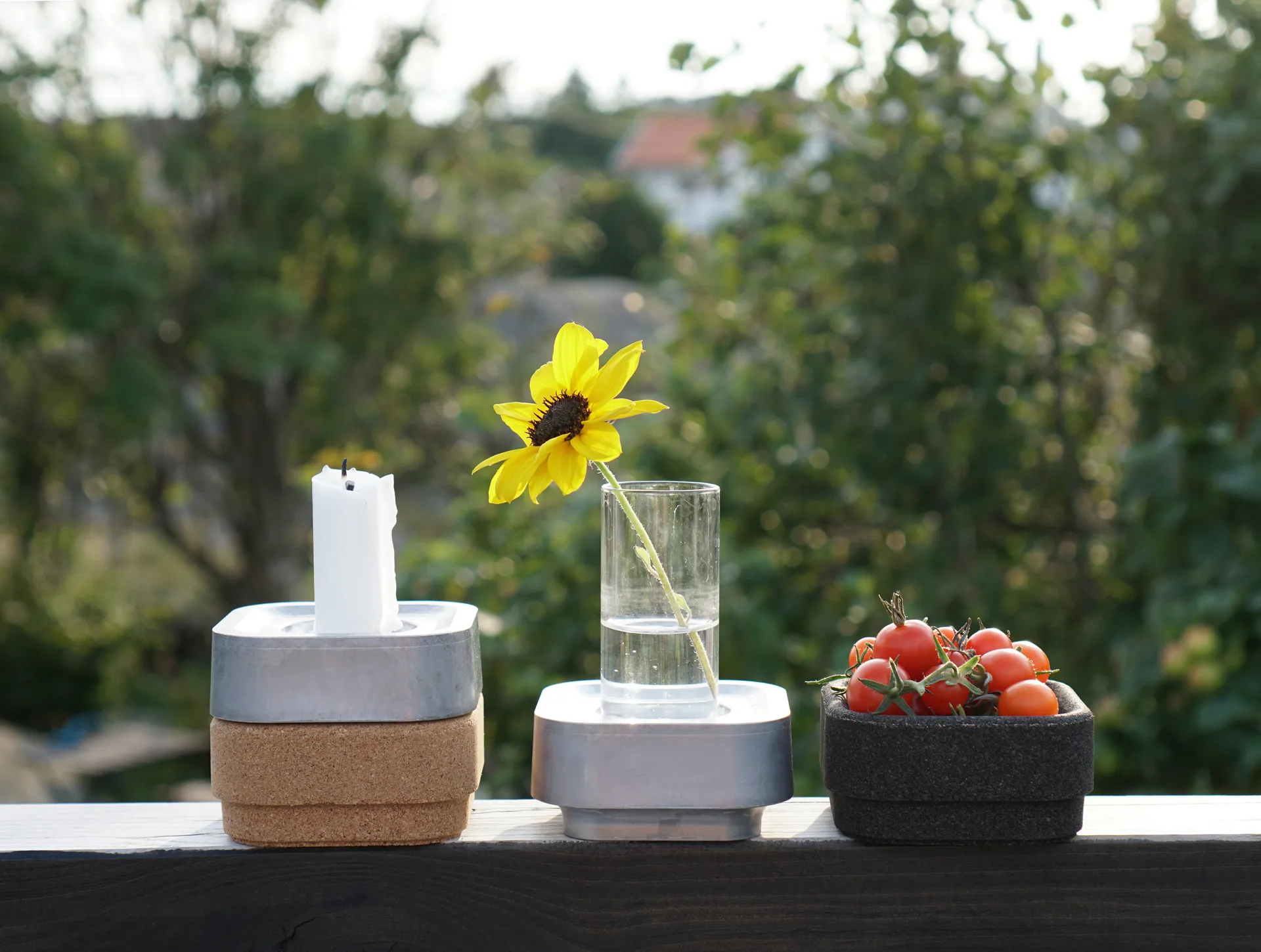 Bougeoir Stumpastaken Ettan, Aluminium Born In Sweden