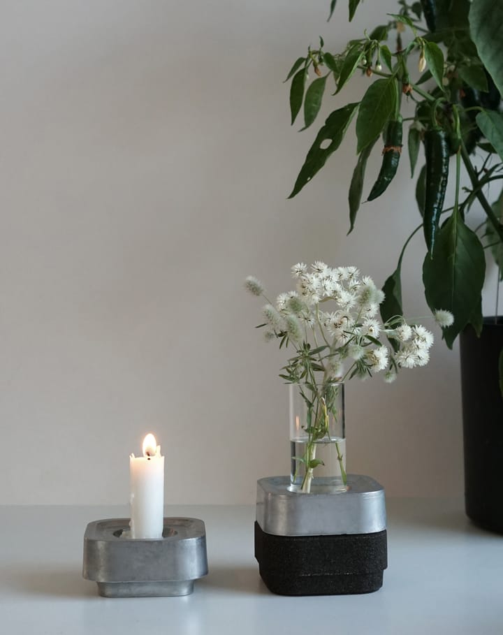 Bougeoir Stumpastaken Ettan, Aluminium Born In Sweden