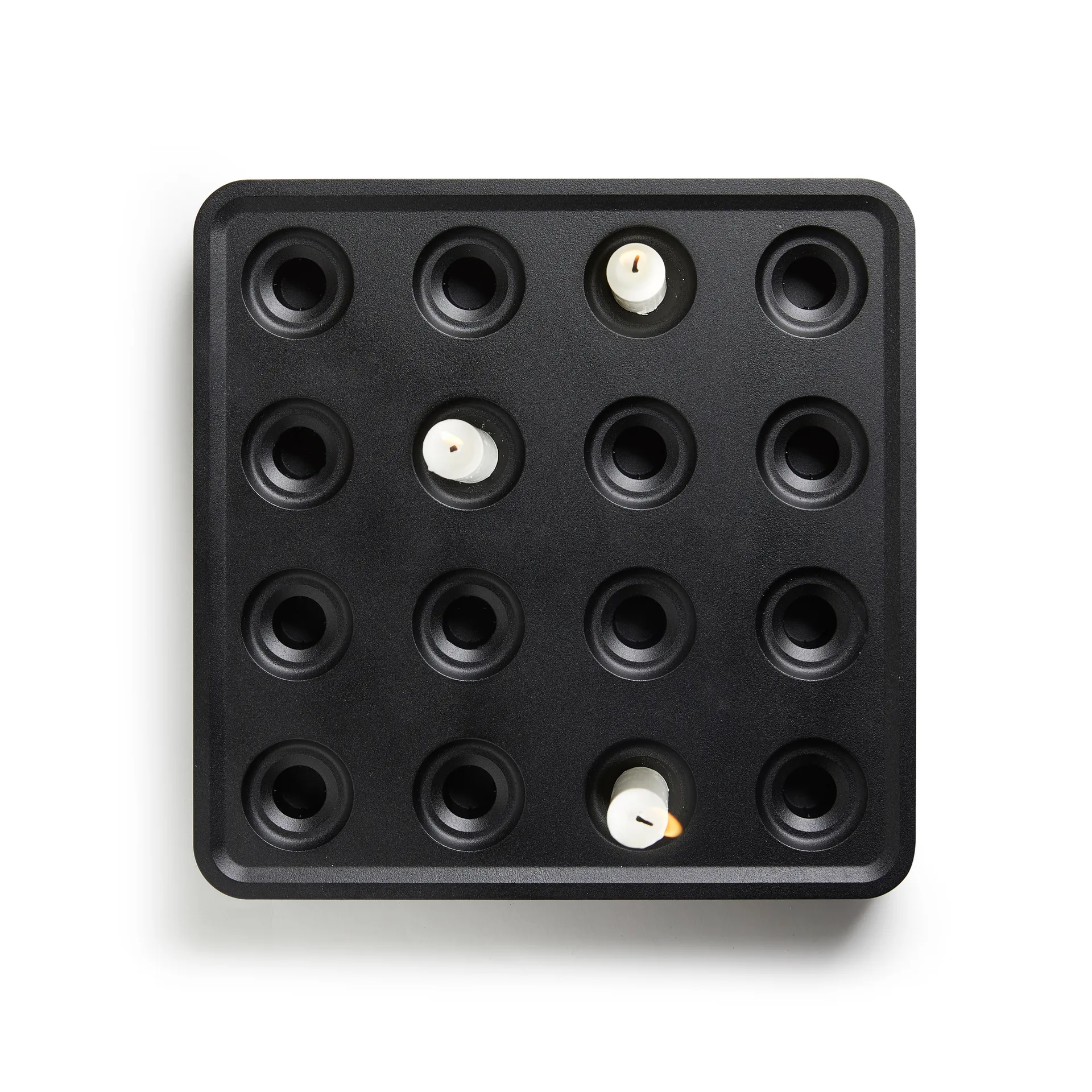 Bougeoir Stumpastaken noir, grand Born In Sweden