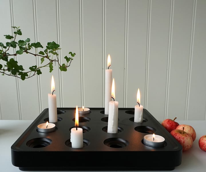 Bougeoir Stumpastaken noir, grand Born In Sweden