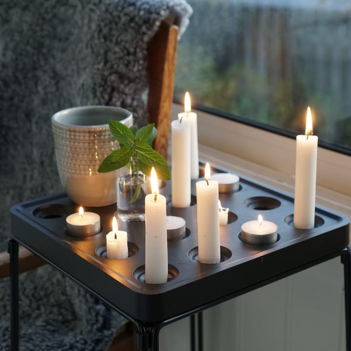 Bougeoir Stumpastaken noir, grand Born In Sweden