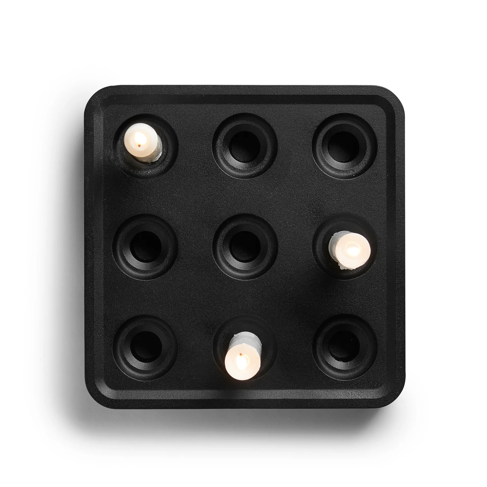 Bougeoir Stumpastaken noir, petit Born In Sweden