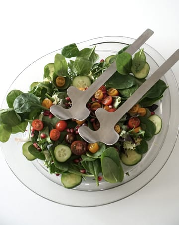 Couverts à salade Leaf - Acier brossé - Born In Sweden