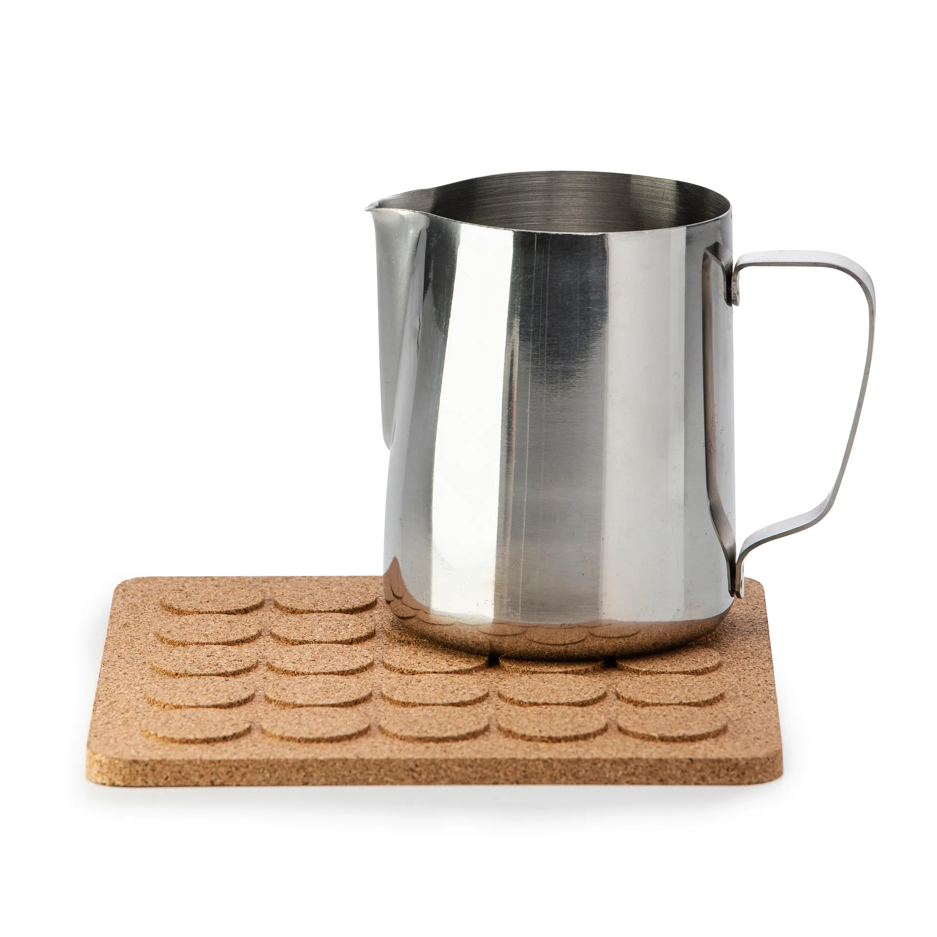 Dessous de casserole carré Dots 20x20 cm, Marron Born In Sweden