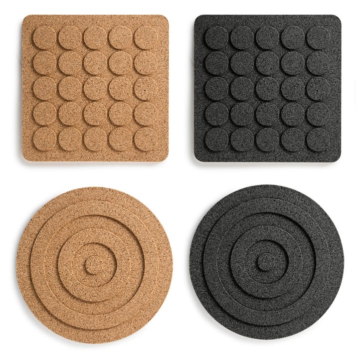 Tapis rond pour casseroles Circle Ø20 cm - Noir - Born In Sweden