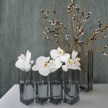 Vase Row quatre chambres bas - Gris - Born In Sweden