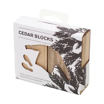 Bloc parfumé Bosign en cèdre blanc - Lot de 4 - Bosign