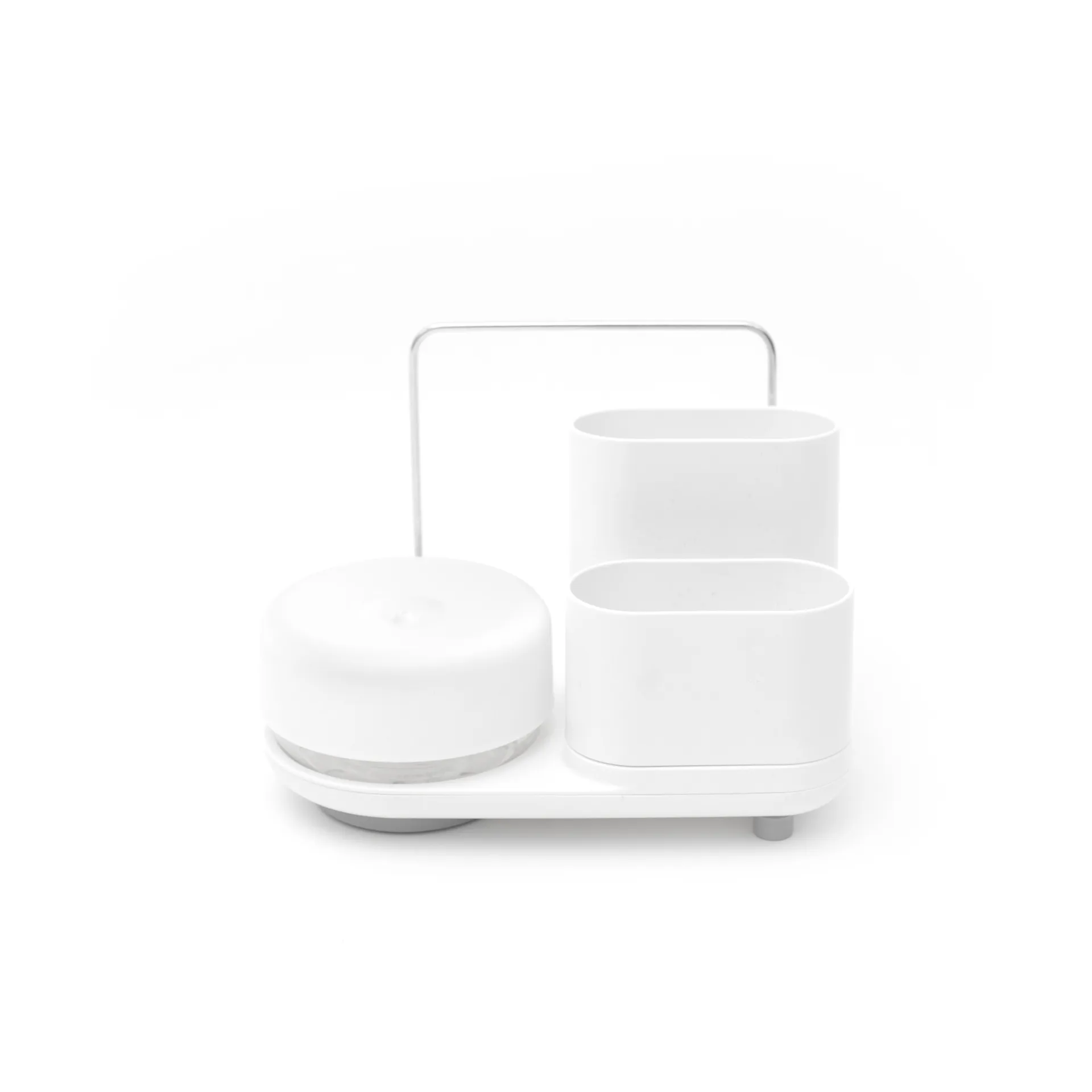 Distributeur de liquide vaisselle avec rangement Do-Dish Caddy PLUS, Blanc Bosign