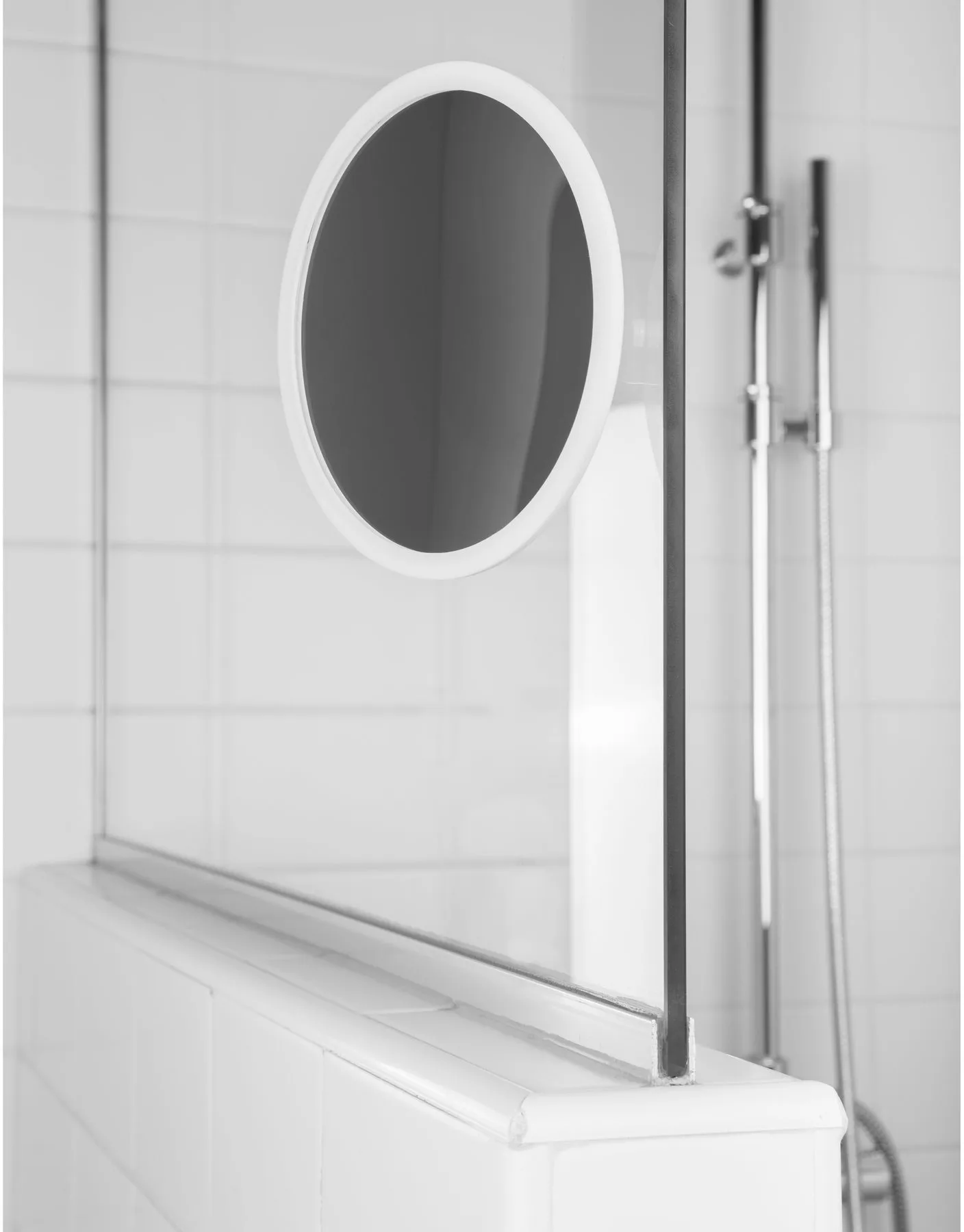 Miroir de maquillage AirMirror x10 amovible avec ventouse, Ø16,5 cm Bosign