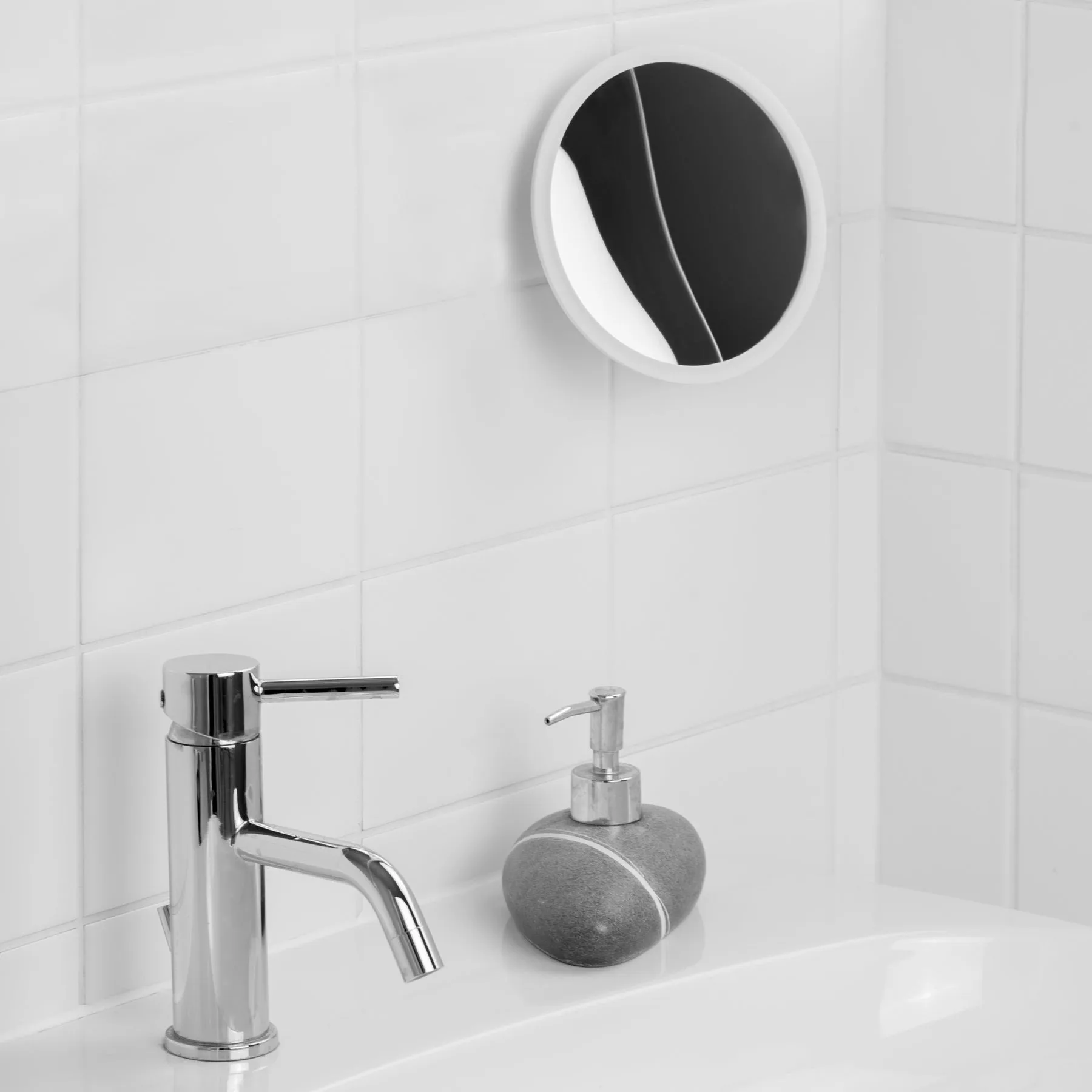 Miroir de maquillage AirMirror x10 amovible avec ventouse, Ø16,5 cm Bosign