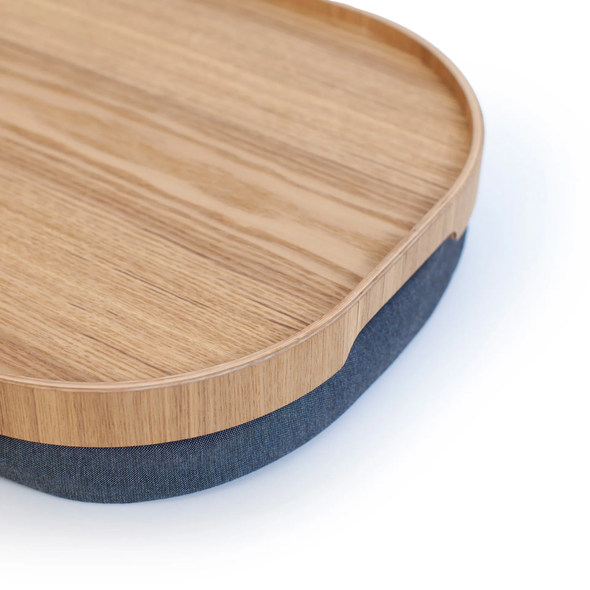 Plateau avec coussin Bosign curveline large 34x47 cm, Saule Bosign