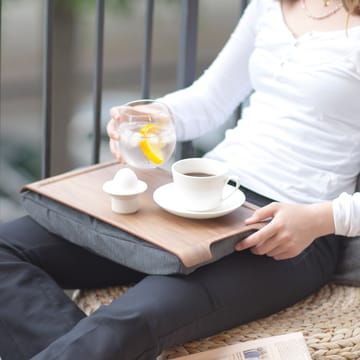 Plateau avec coussin mini - Gris-noyer - Bosign