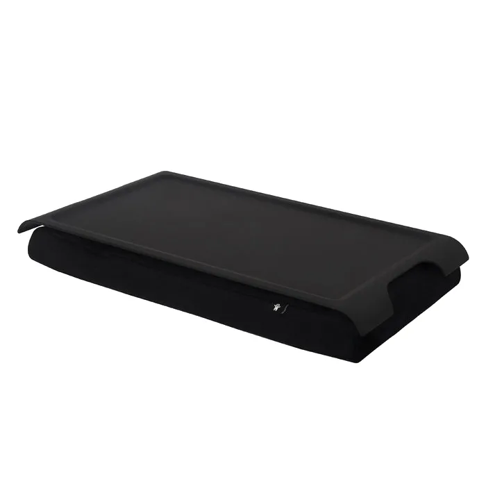 Plateau avec coussin mini, noir-plastique Bosign
