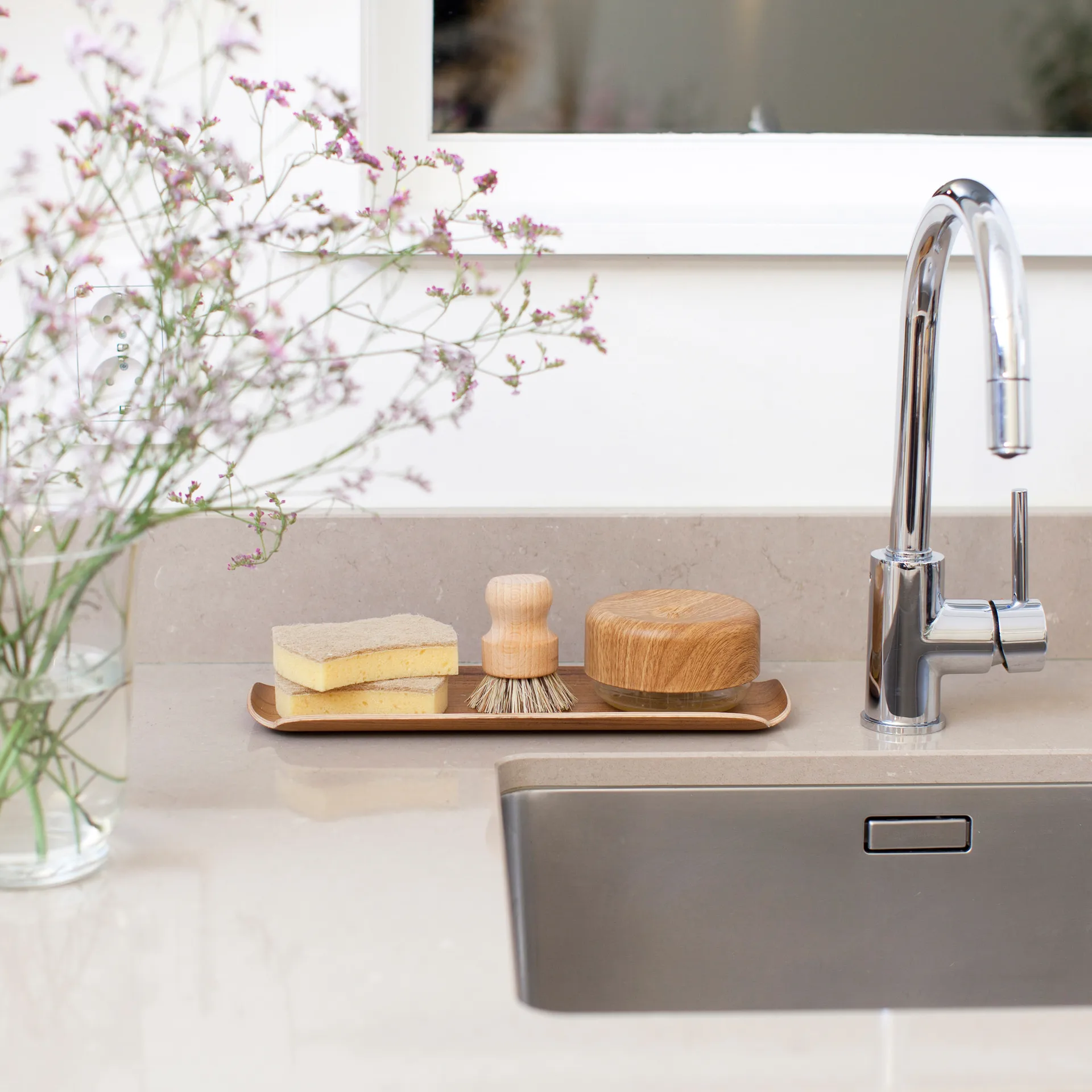 Plateau en bois Bosign leaf, Noyer Bosign