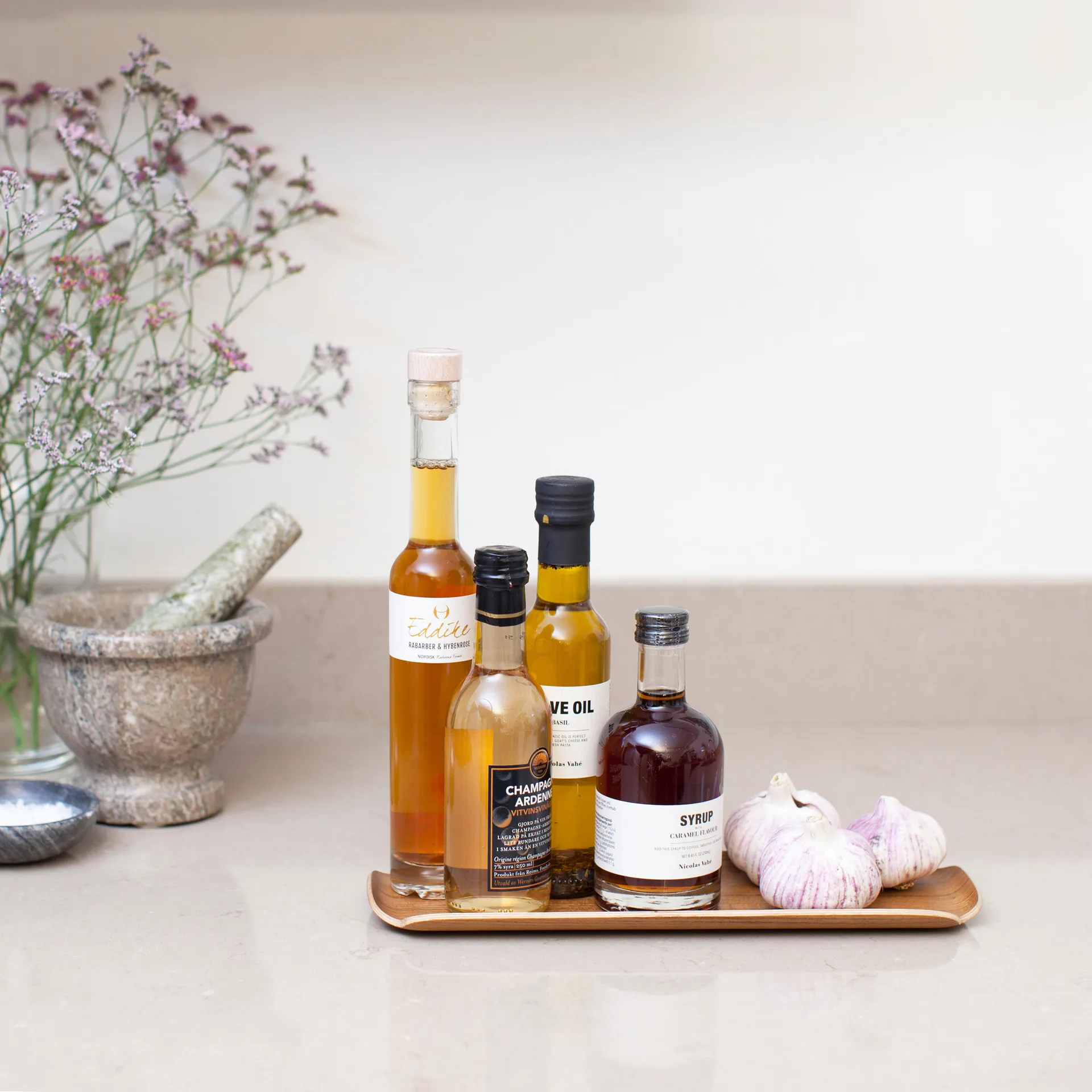 Plateau en bois Bosign leaf, Noyer Bosign