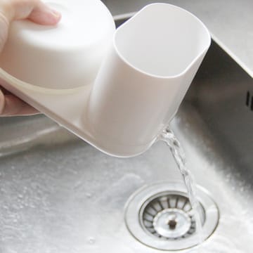 Pompe et rangement pour produits vaisselle - Blanc - Bosign