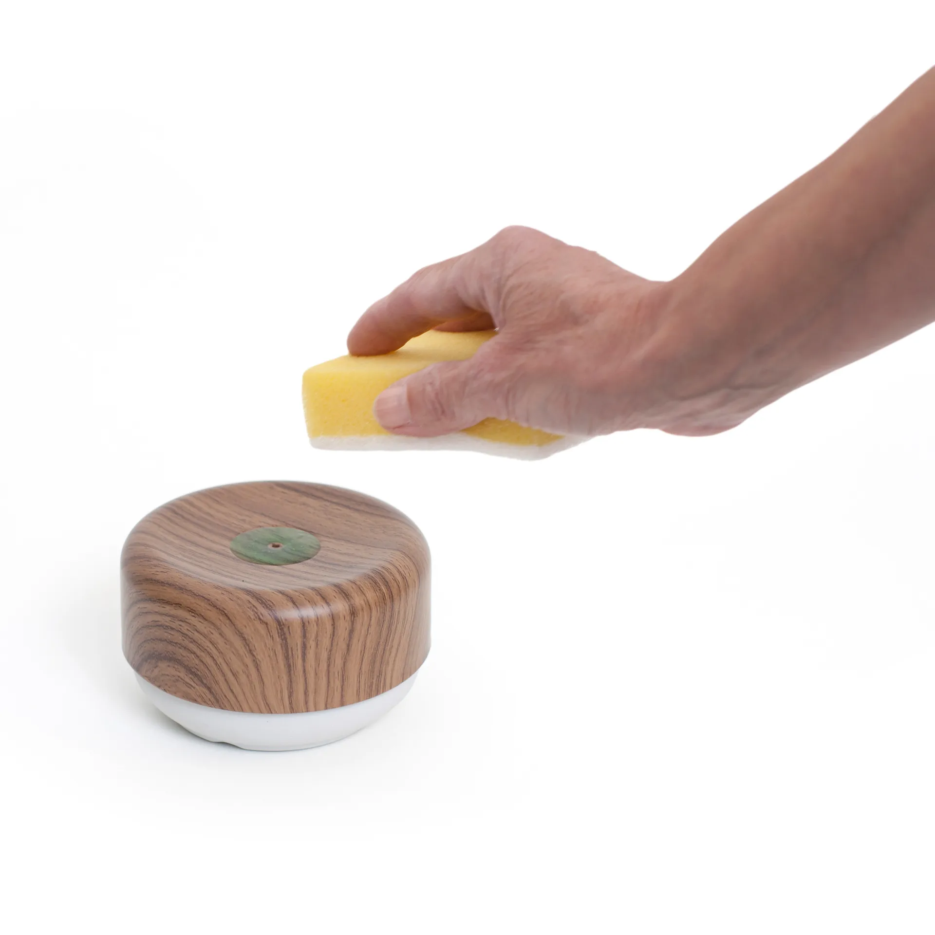 Pompe liquide vaisselle Bosign, Décor en bois foncé Bosign