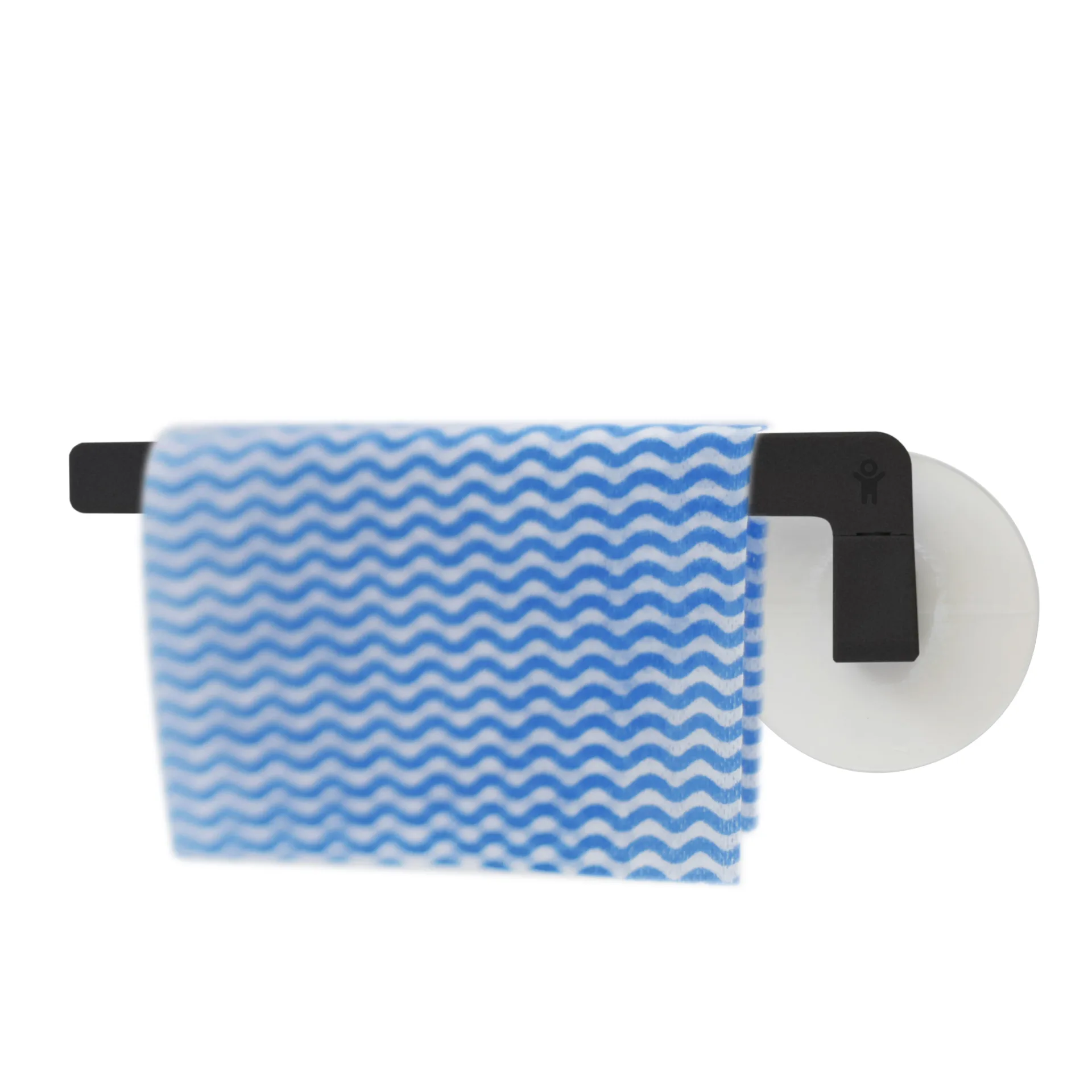 Porte lavette Bosign, plastique gris Bosign