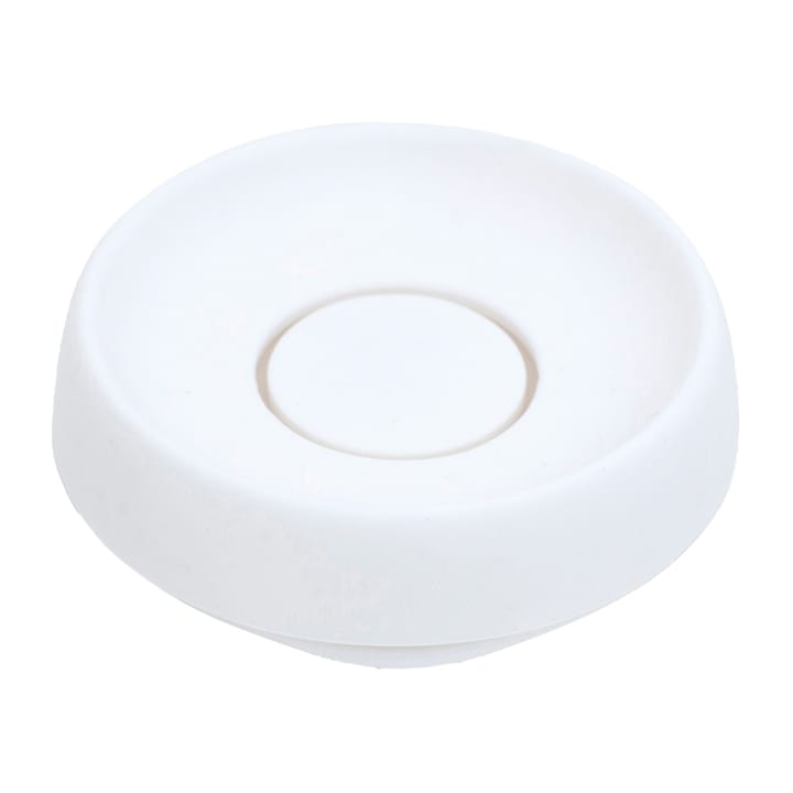 Porte-savon silicone avec égouttoir dissimulé medium - Blanc - Bosign