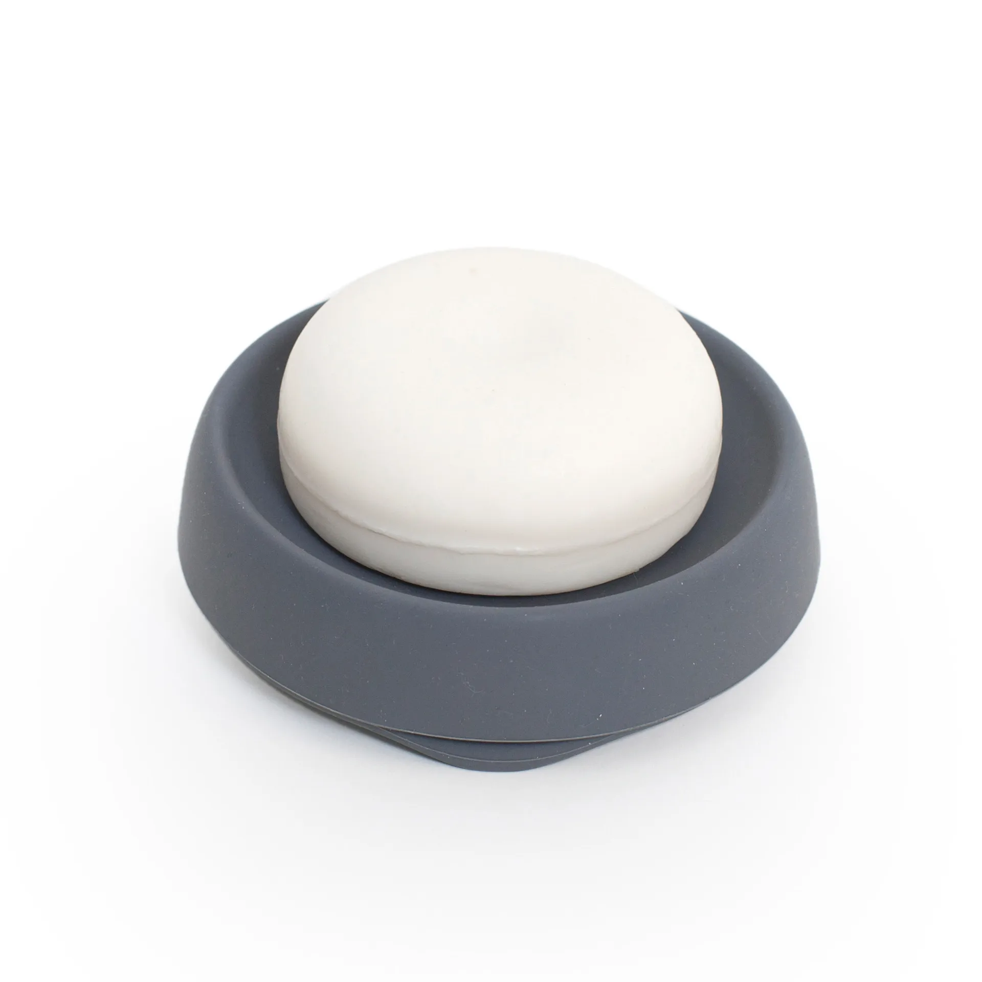 Porte-savon silicone avec égouttoir dissimulé medium, Graphite Bosign