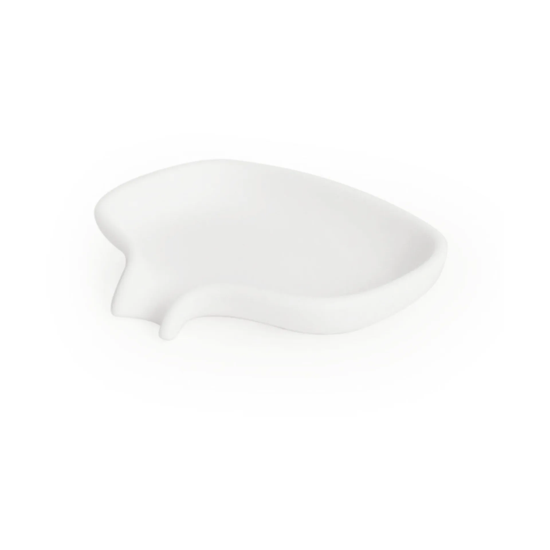 Porte-savon Soap Saver Flow avec bec d’écoulement small, Blanc Bosign