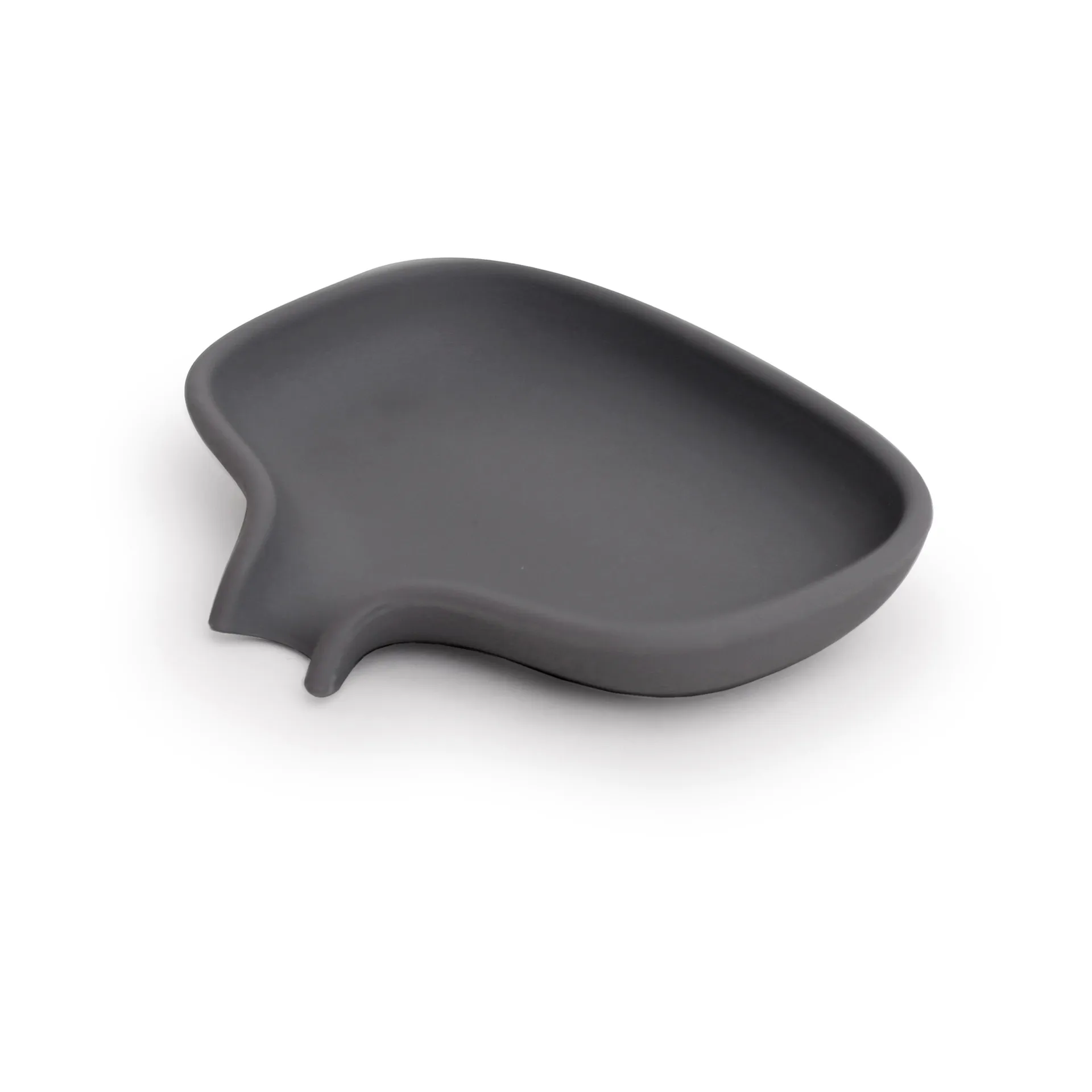 Porte-savon Soap Saver Flow avec bec d’écoulement small, Gris graphite Bosign