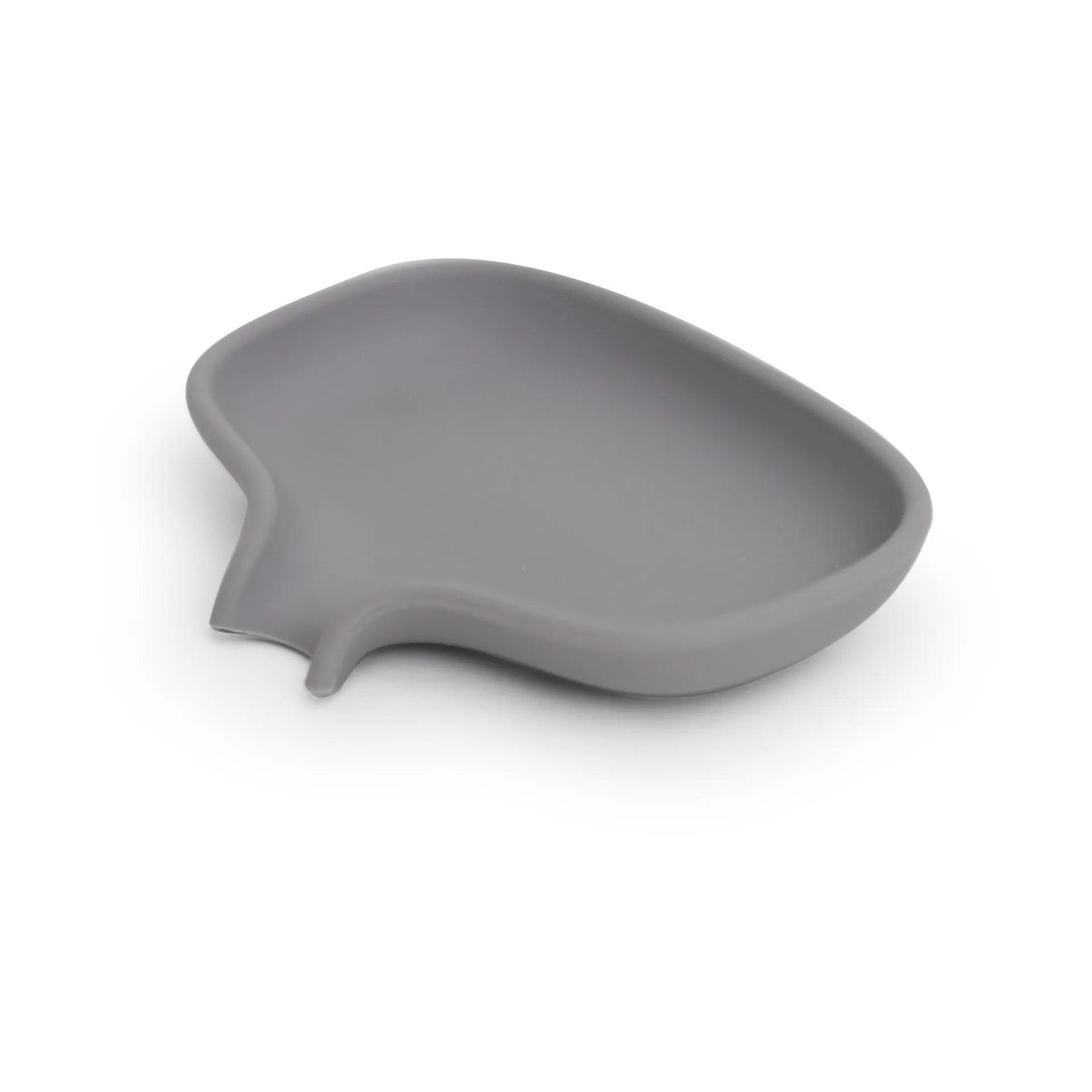 Porte-savon Soap Saver Flow avec bec d’écoulement small, Gris Bosign