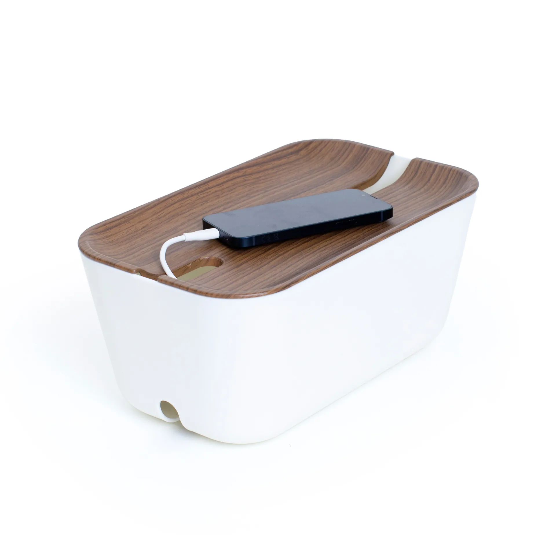 Range câbles M, Décor en bois foncé Bosign