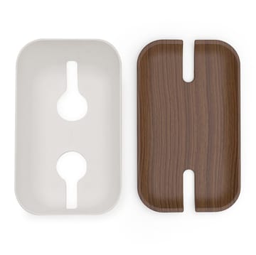 Range câbles M - Décor en bois foncé - Bosign