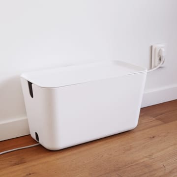 Rangement pour câbles Cable Organiser XXL - Blanc-blanc - Bosign