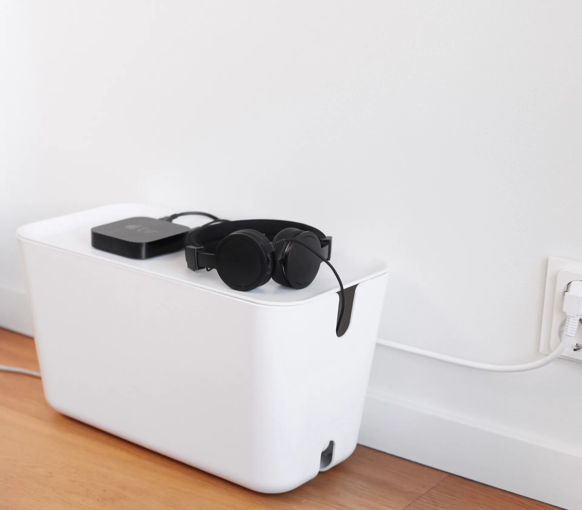 Rangement pour câbles Cable Organiser XXL, Blanc-blanc Bosign