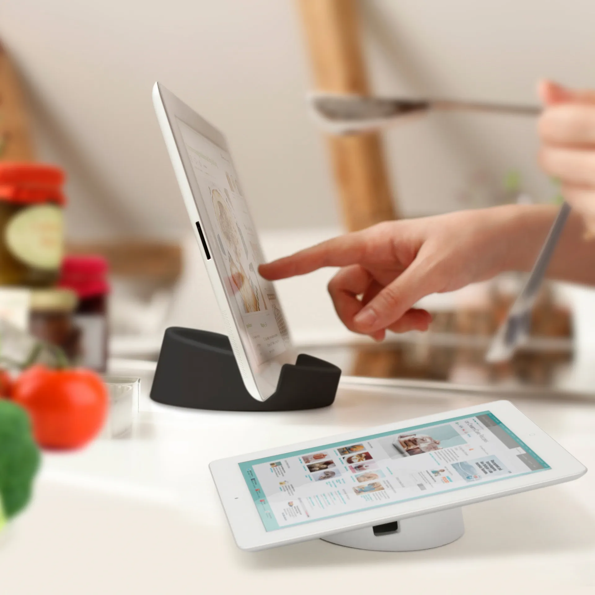 Support de tablette Kitchen, Gris Bosign