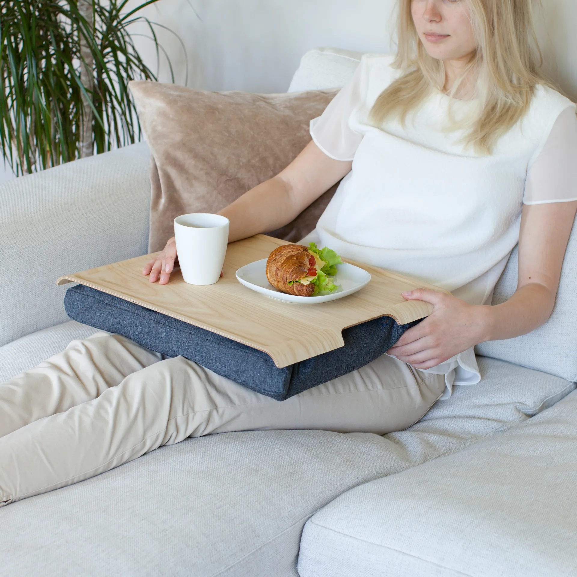 Support ordinateur Bosign, Frêne-gris Bosign