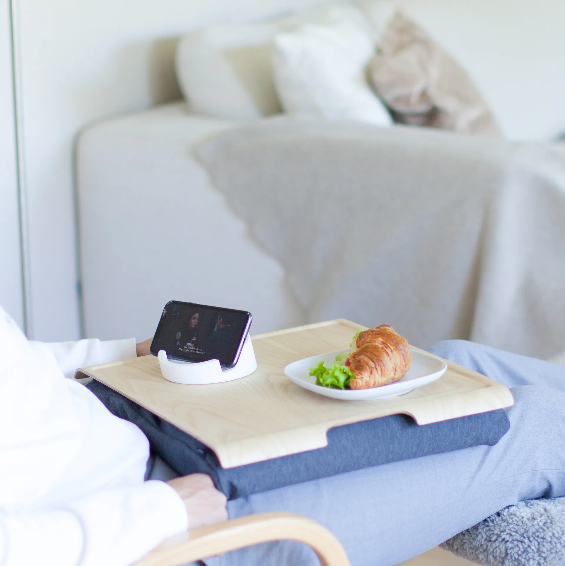 Support ordinateur Bosign, Frêne-gris Bosign